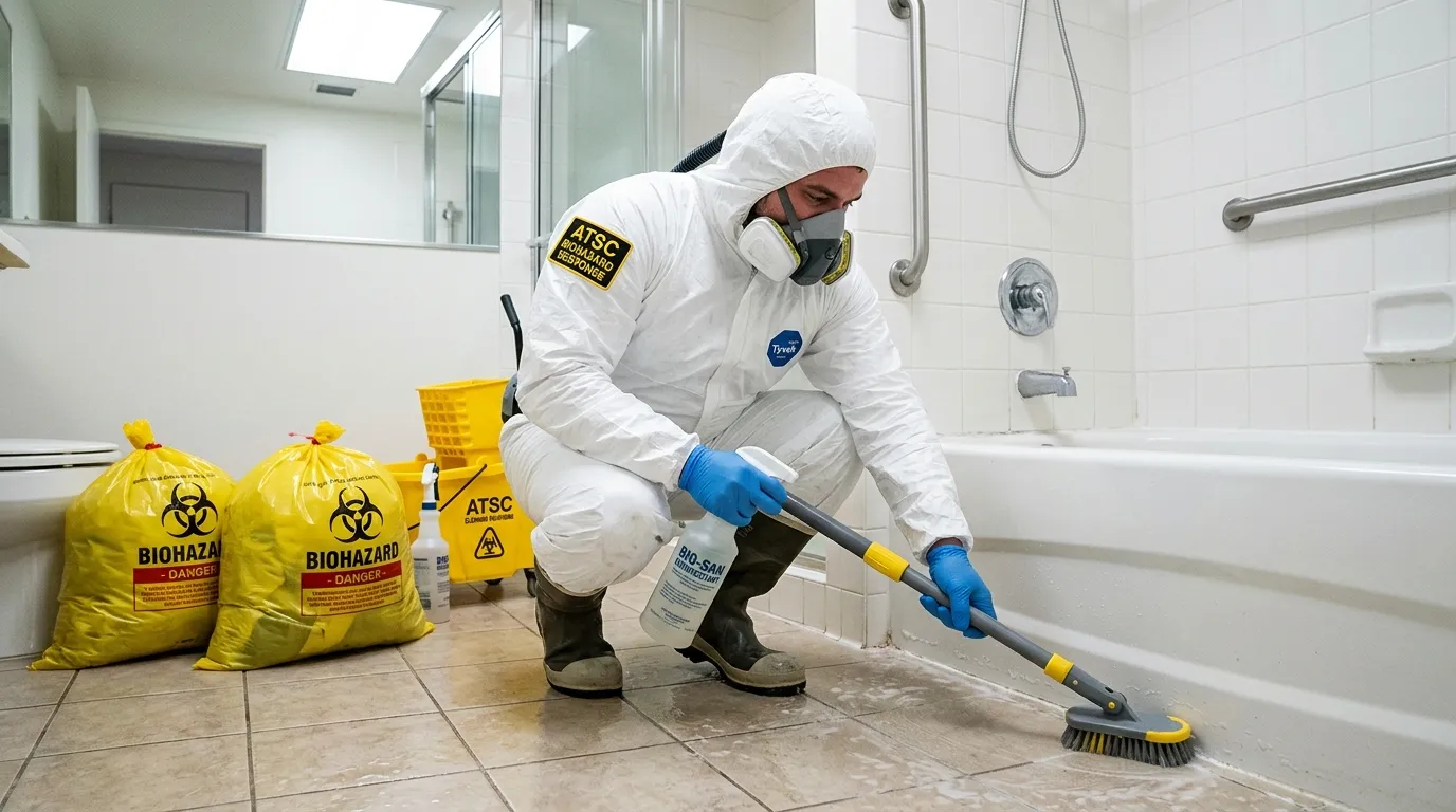 Decontamination equipment deployed for Blood Cleanup in Brookings